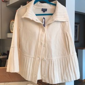 Pendleton lambs wool sweater cape poncho  xs/s